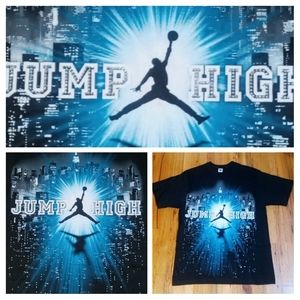 Air Jordan Jump High Streetwear ONIX tag t shirt